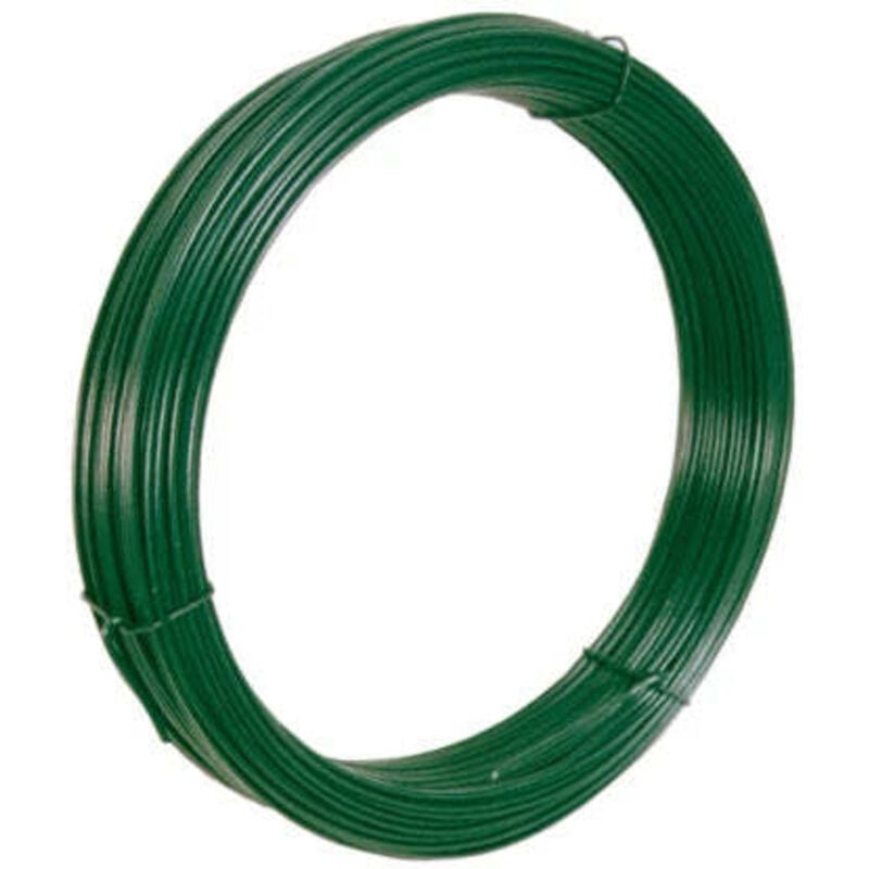 foto del prodotto filo ferro plastificato verde in matasse mt.100 n 10 filo mm 1,5 - 5 pz-231879