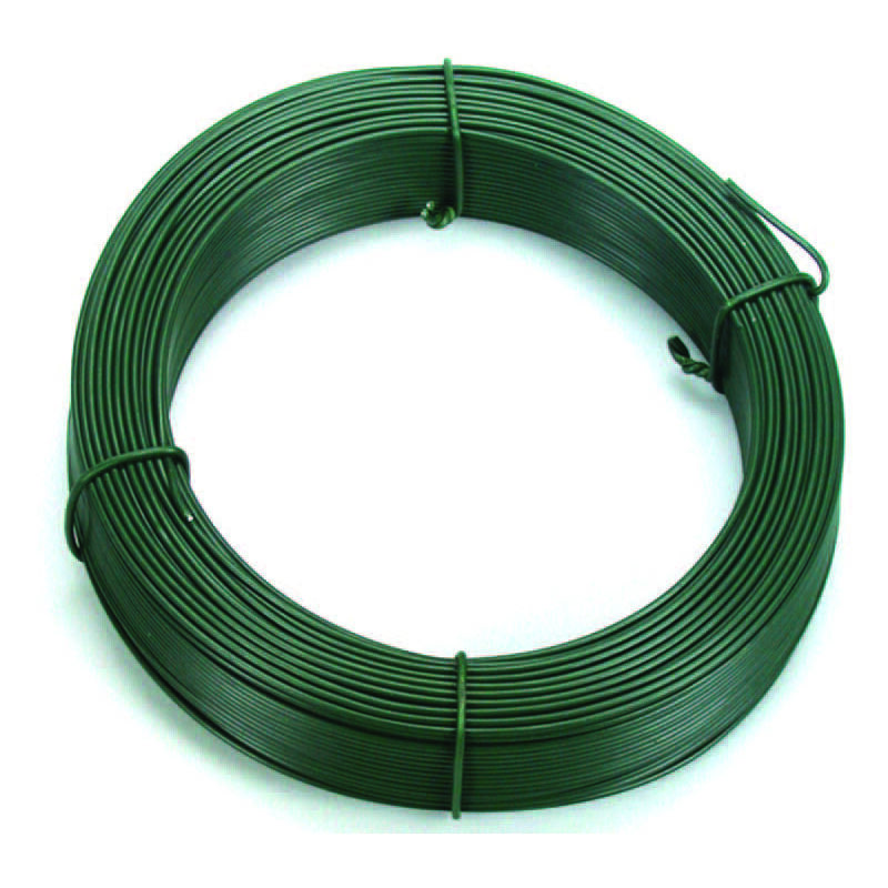 foto del prodotto filo ferro plastificato verde in matasse mt.100 n 10 filo mm.1,5 per legature