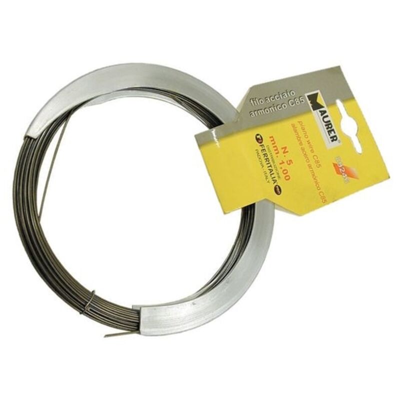 foto del prodotto filo in acciaio armonico c85 in matassina misura n 13 2 mm 8 mt maurer