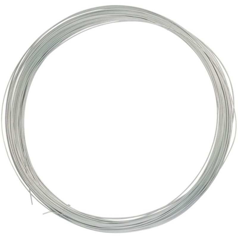 foto del prodotto filo in acciaio zincato ideale per recinzioni permanenti per ovini e bovini filo diametro 2 mm x 205m