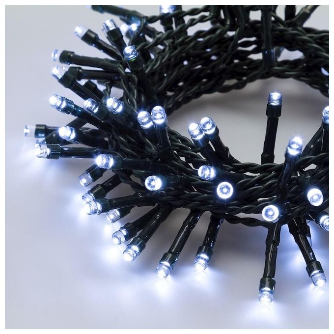 foto del prodotto filo luci catena led 7.15mt 180 led bianco freddo lotti