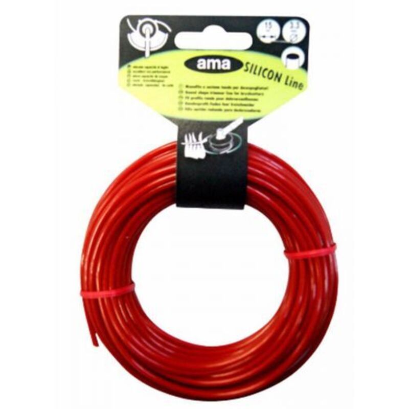 foto del prodotto filo monofilo decespugliatore silicon line mt 15 x 3,3 mm