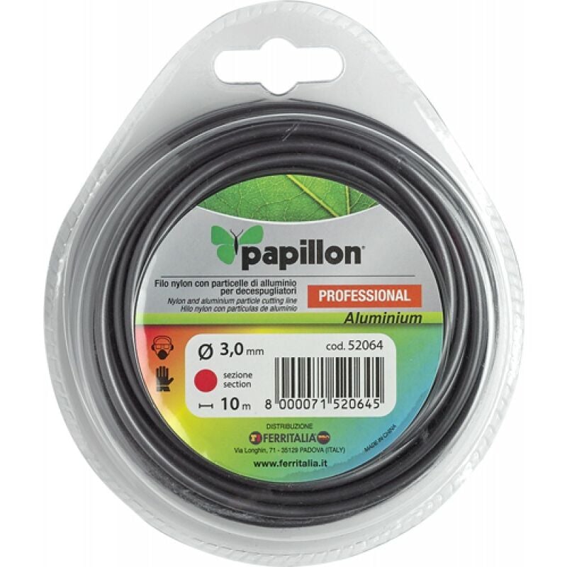 foto del prodotto filo nylon allum. decesp.papillon tondo prof.3,0mmx 10mt - cf. blister