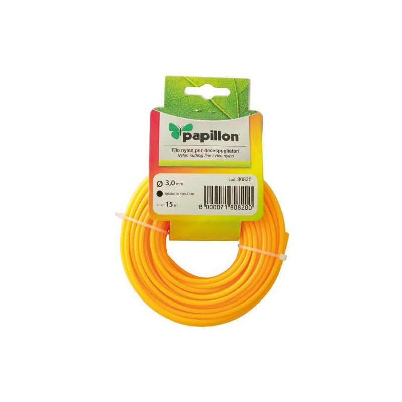 foto del prodotto filo nylon decesp. papillon tondo 2,4mm x100mt cf. scatola
