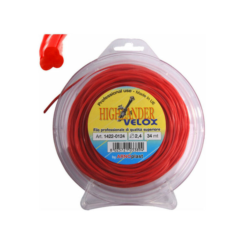 foto del prodotto filo nylon highlander velox mm.2,4 mt.30