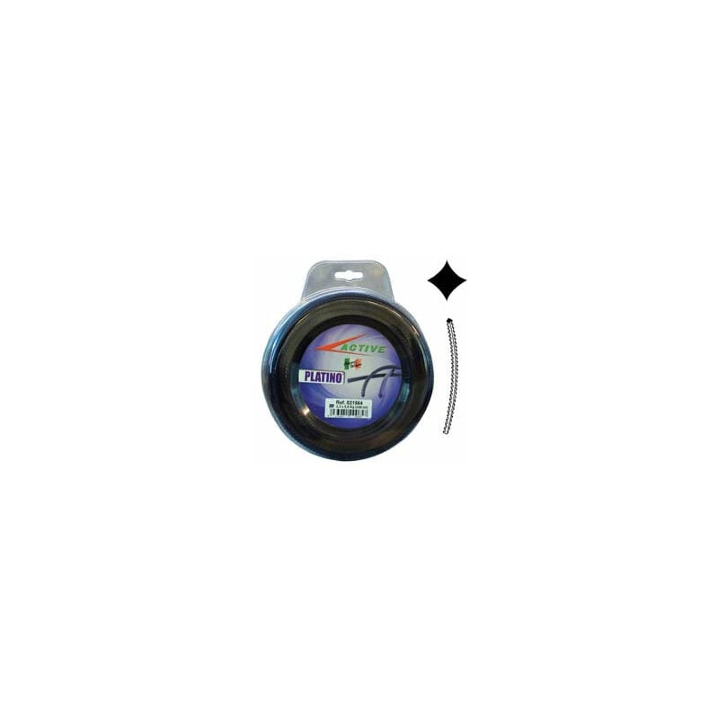 foto del prodotto filo nylon platino seghettato viola per decespugliatori mm.4 blister mt.30