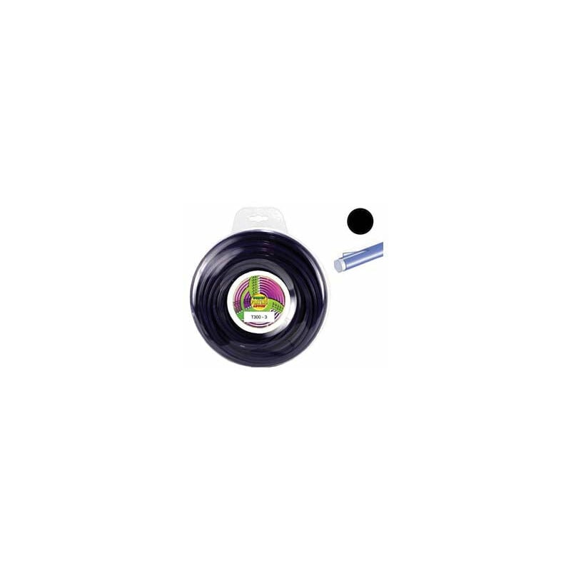 foto del prodotto filo nylon platino t300 tondo viola per decespugliatori mm.3 blister mt.67