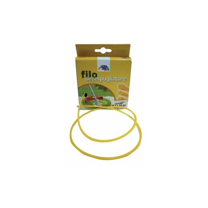 foto del prodotto filo nylon quadro per decespugliatore 3,3mmx10m
