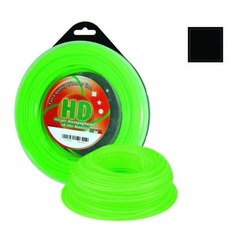 foto del prodotto filo nylon quadro professionale per decespugliatore mm.3,3 in matassa mt.40