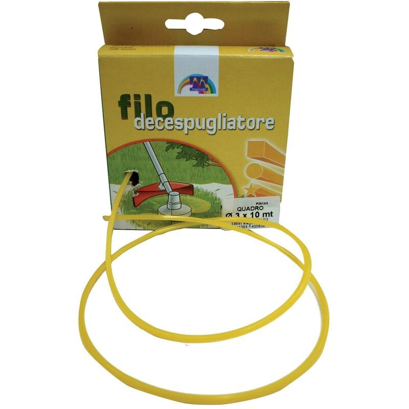 foto del prodotto filo nylon quadro x decespugl. mm.3,0 x 10mt. pz 1