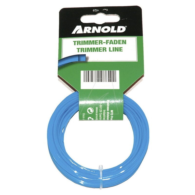 foto del prodotto filo per bordi quadrati in nylon da 1,3 mm 15 m arnold