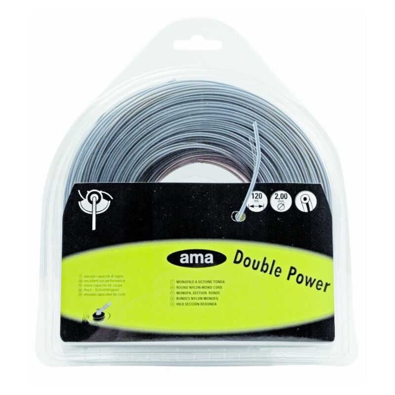 foto del prodotto filo per decespugliatore double power da 67m sezione tonda 2,7mm