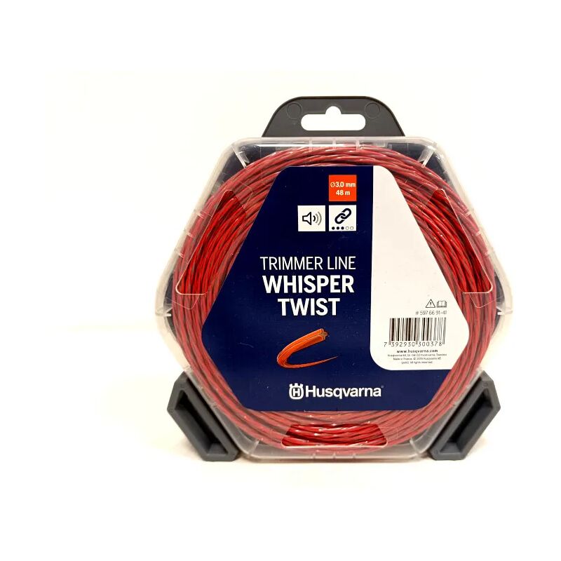 foto del prodotto filo per decespugliatore husqvarna 535irxt whisper twist 60mt o 48mt 2,7mm 60mt