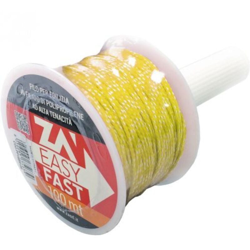 foto del prodotto filo per edilizia giallo con manico mt 100 pz 1,0