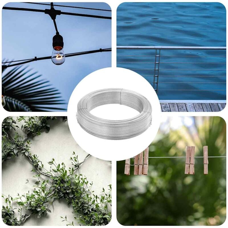 foto del prodotto filo per recinzioni 250 m 1,4 mm in acciaio - vidaxl