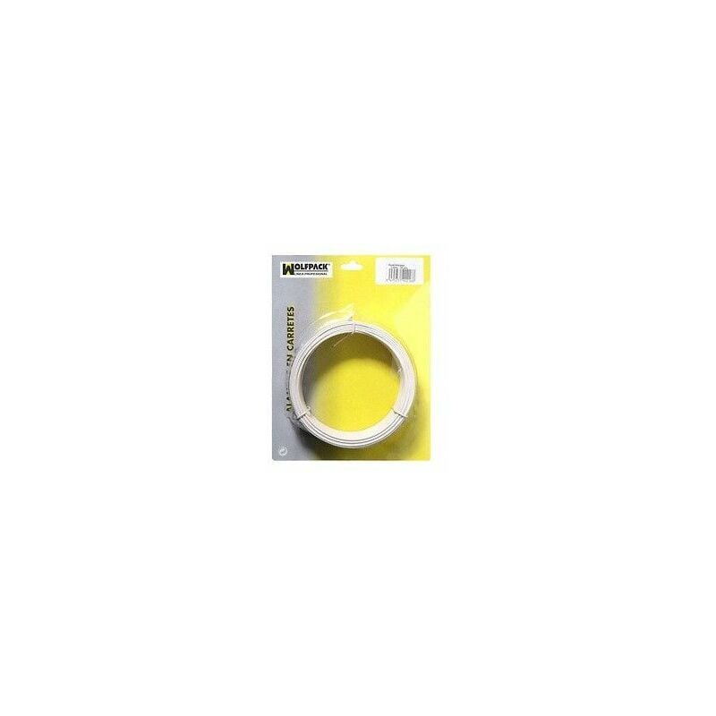 foto del prodotto filo plastificato 1,2 mm. bianco rotolo 50 metri 