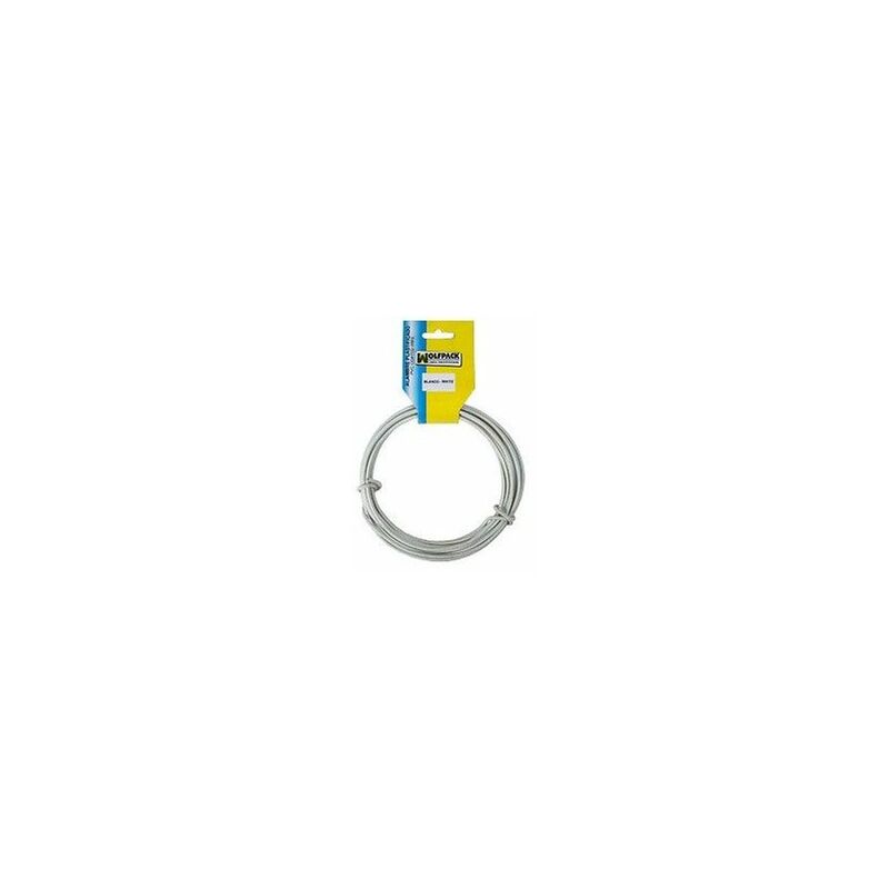 foto del prodotto filo plastificato rotolo 15 metri bianco n 16 2,7 mm.