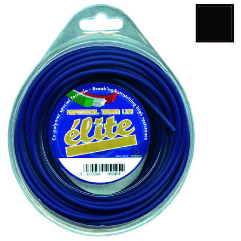 foto del prodotto filo quadro elite super professionale viola per decespugliatore mm.3,5 in matassa mt.10