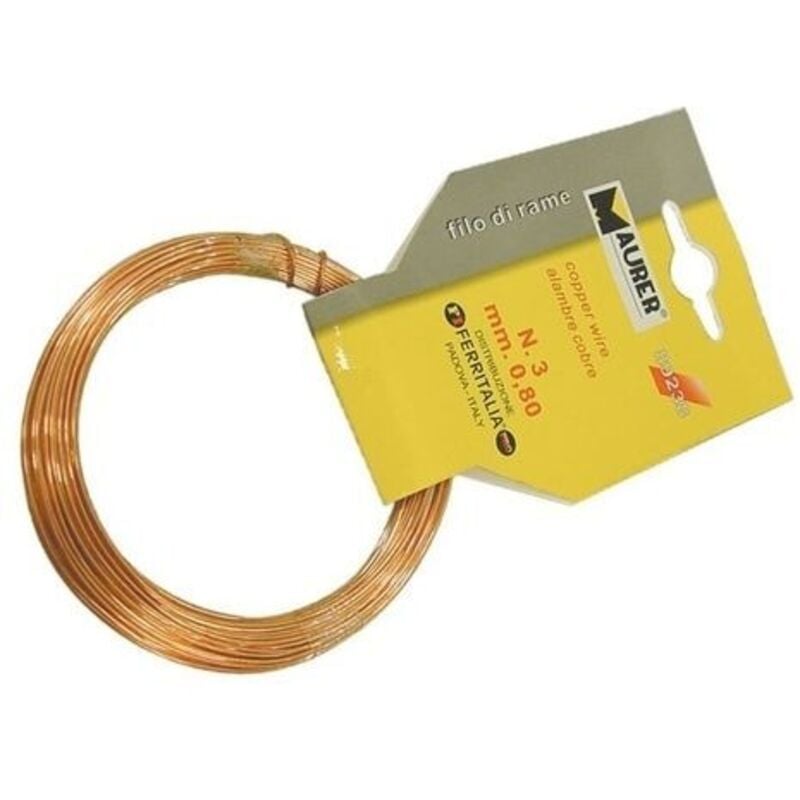 foto del prodotto filo rame maurer n. 1 mt 20 mm 0,6