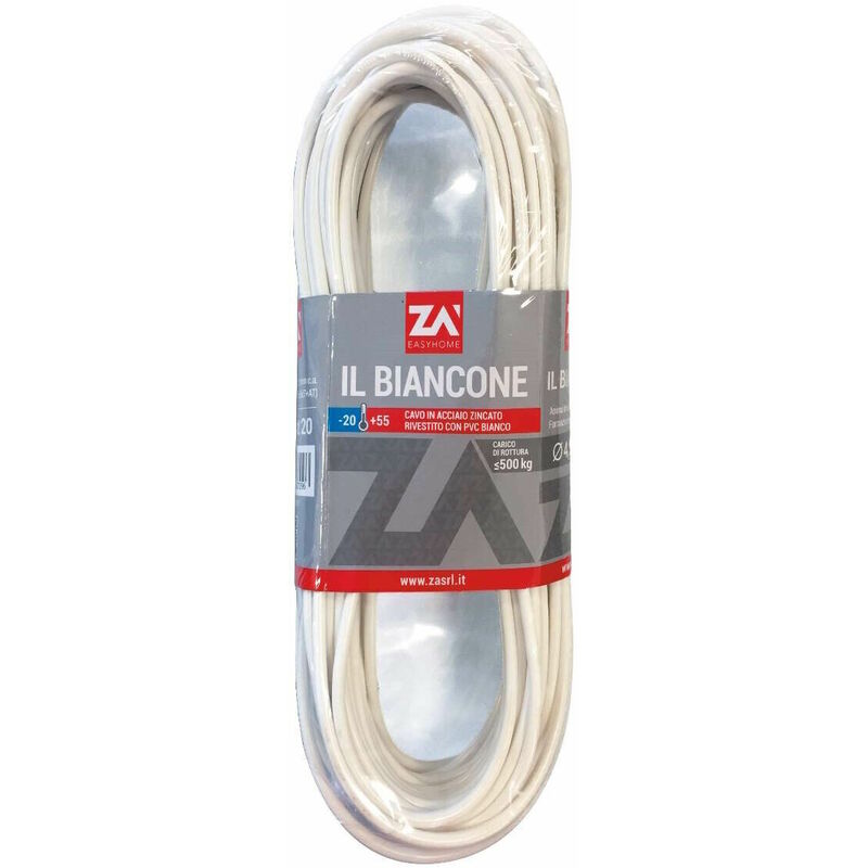 foto del prodotto filo stendibiancheria biancone 5 mm ml20