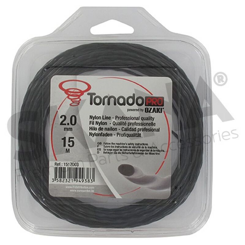 foto del prodotto filo tagliabordi twistato 2,0mm rif 1517003 compatibile ozaki tornado