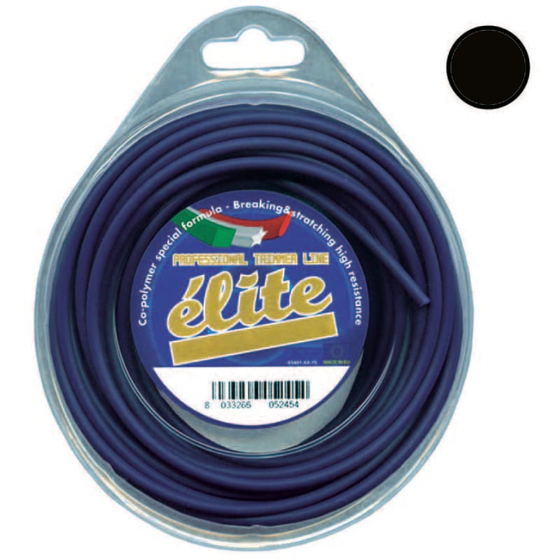foto del prodotto filo tondo elite super professionale viola per decescpugliatore mm.3 in matassa mt.15