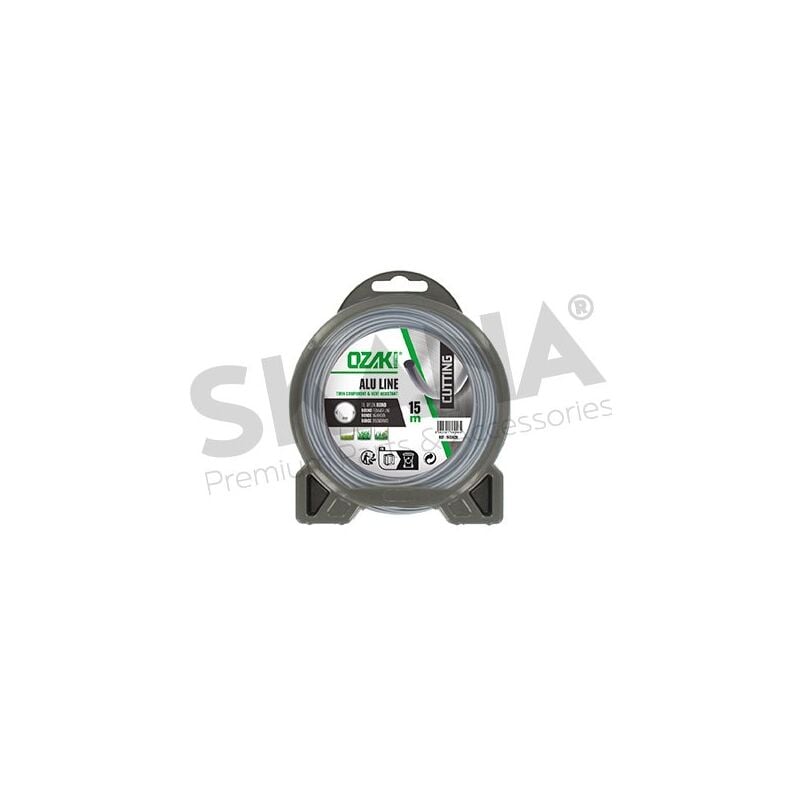 foto del prodotto filo tondo in nylon 15m diam 2mm alu line ozaki