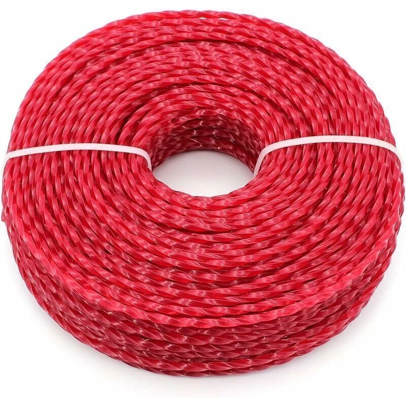 foto del prodotto filo universale per decespugliatore, filo in nylon da 3,0 mm, filo in nylon per decespugliatore ad alta resistenza per tosaerba con testina a gomito