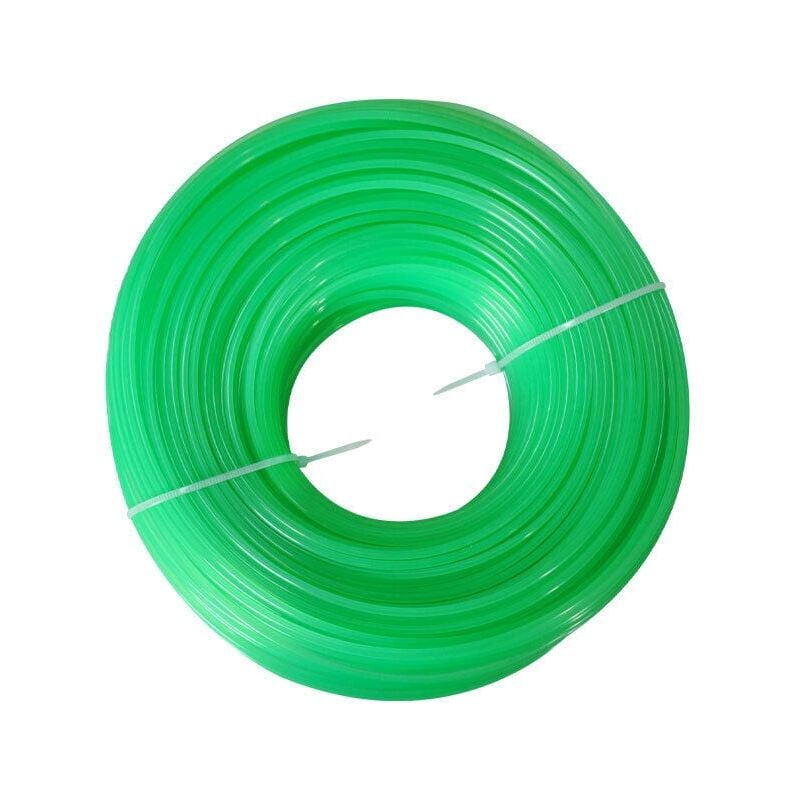 foto del prodotto filo universale per decespugliatore verde, diametro tondo 1,6 mm, lunghezza rotolo da taglio 100 m ymyny