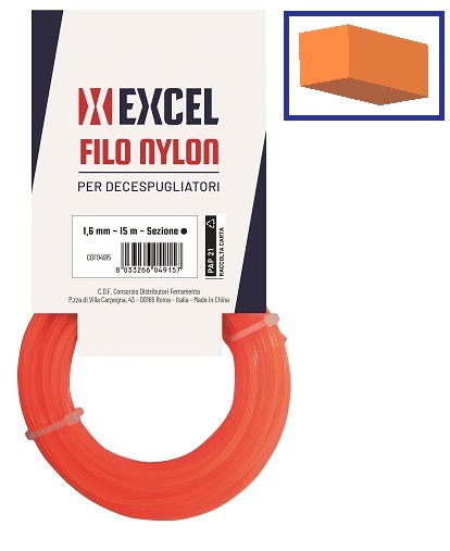 foto del prodotto filo x decesp. excel quadro mm.4,0x100mt.