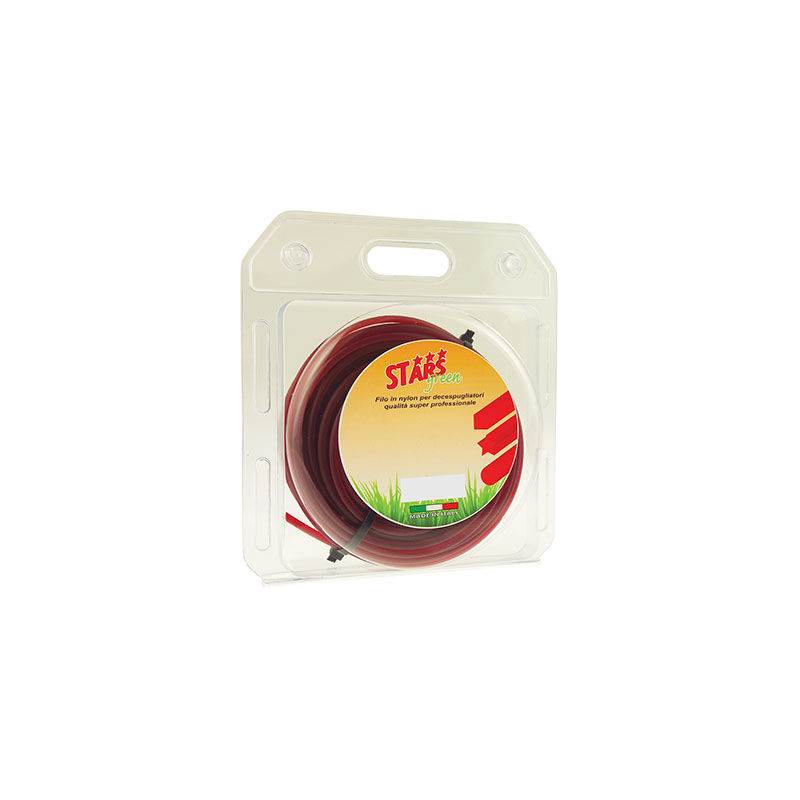 foto del prodotto filo x decespugliatore quadro corallo stars mm 4,0 mt 15
