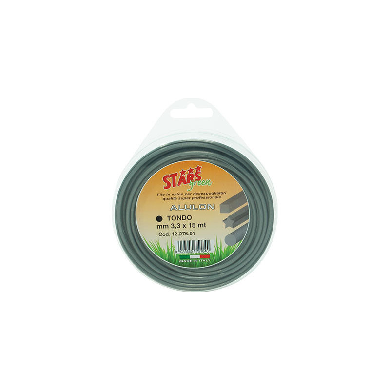 foto del prodotto filo x decespugliatore tondo alulon stars mm 3,3 mt 15