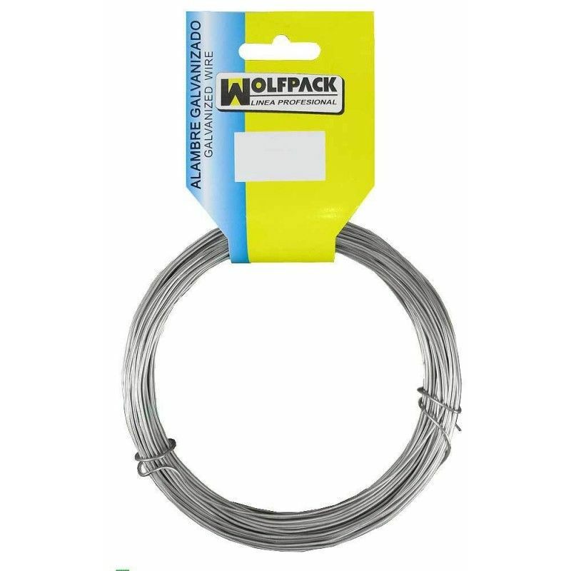 foto del prodotto filo zincato rotolo 250 grammi n. 8 1,3 mm.