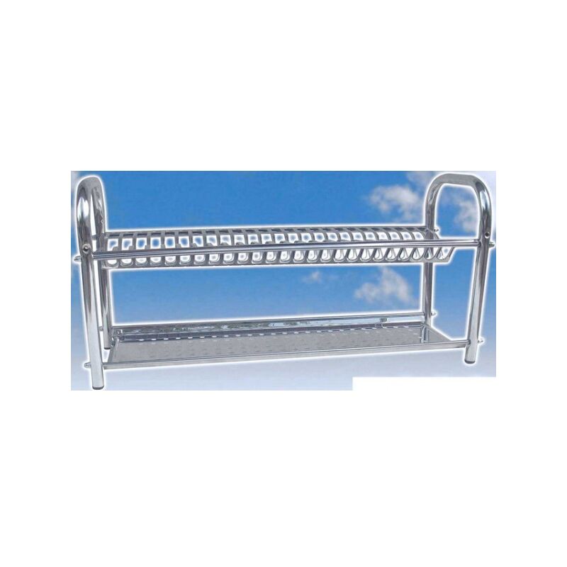 foto del prodotto filtex scolapiatti appoggio basecolapiatti acciaio inox vaschetta raccogligocce 70 cm
