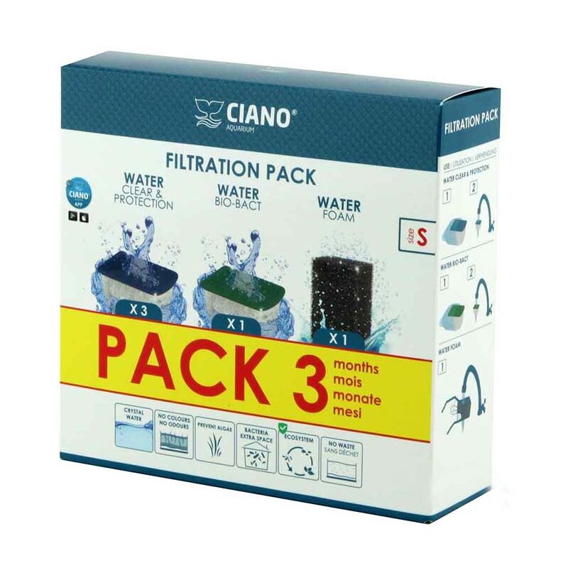 foto del prodotto filtration pack s 3 mesi kit di cartucce di ricambio ciano