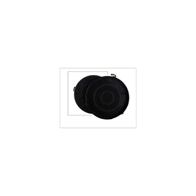 foto del prodotto filtri del carbone kit tipo 6 17 x3 cm per cappuccio a vuoto falmec 103050091