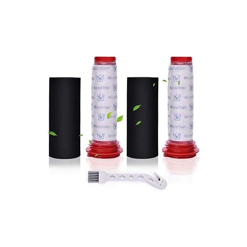 foto del prodotto filtri di ricambio da 2 pezzi per aspirapolvere senza fili bosch athlet bch6petgb, bch61840gb filtro principale lavabile inserto in schiuma