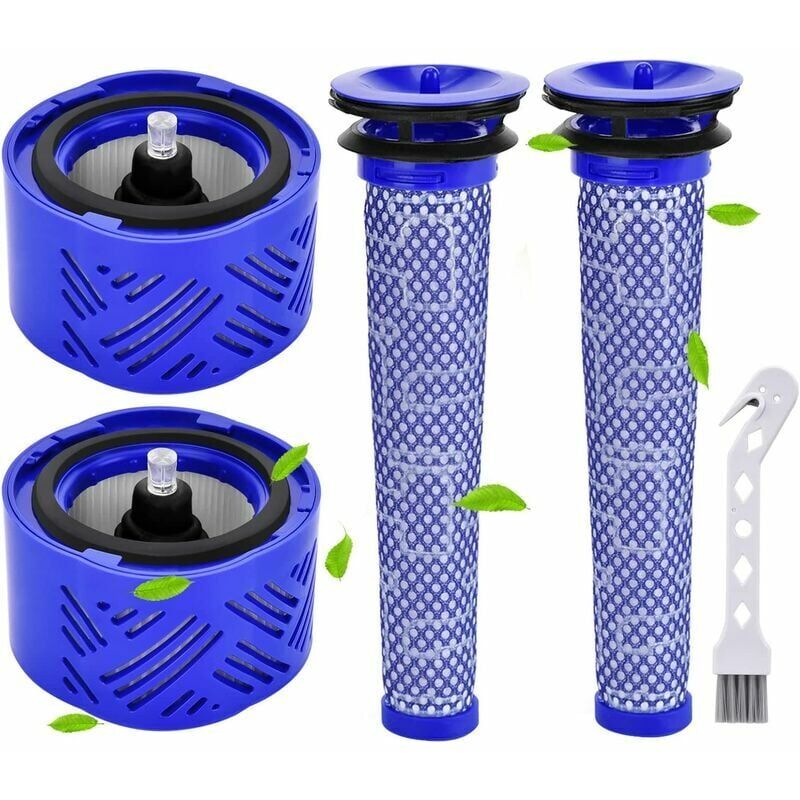 foto del prodotto filtri di ricambio per aspirapolvere assoluto dyson v6, 2 post filtri e 2 pre filtri