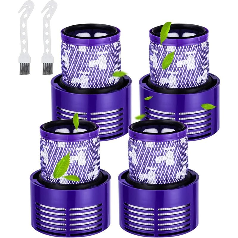 foto del prodotto filtri per dyson v10 serie cyclone v10 sv12 con 2 spazzole per aspirapolvere v10 absolute v10 animal v10 total clean lavabili