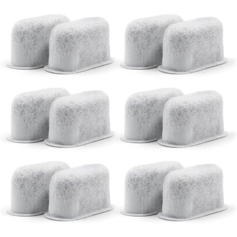 foto del prodotto filtri per l'acqua in tessuto non tessuto di ricambio per filtri per l'acqua a carbone da 12 pezzi per macchine da caffè