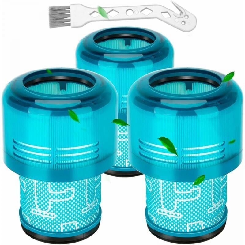 foto del prodotto filtri v15, 3 confezioni di filtri di ricambio per aspirapolvere dyson v11 v15 sv14 sv17 sv22 detect animal absolute extra pro torque drive