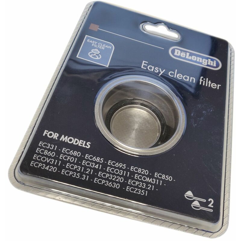 foto del prodotto filtro 2 tazze macchina da caff , caffettiera delonghi 190053787269320888