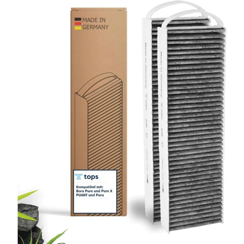 foto del prodotto filtro a carbone attivo tops per bora pure puakf 2 filtri di alta qualit per il tuo piano cottura bora con cappa aspirante puru o puxu