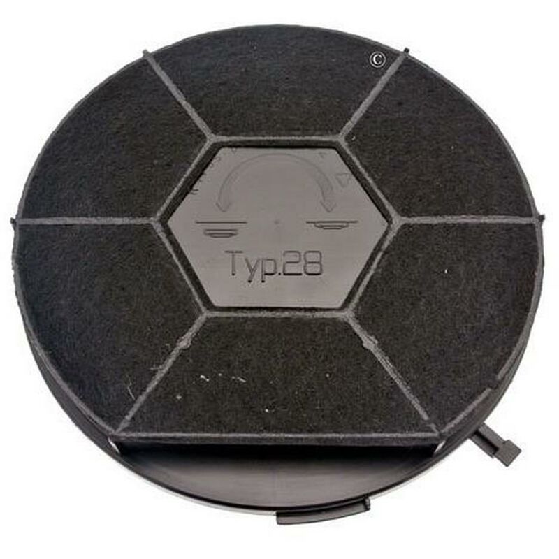 foto del prodotto filtro a carbone rotondo tipo 28 28/1 (al pezzo) - cappa aspirante - whirlpool - 510903662734325209