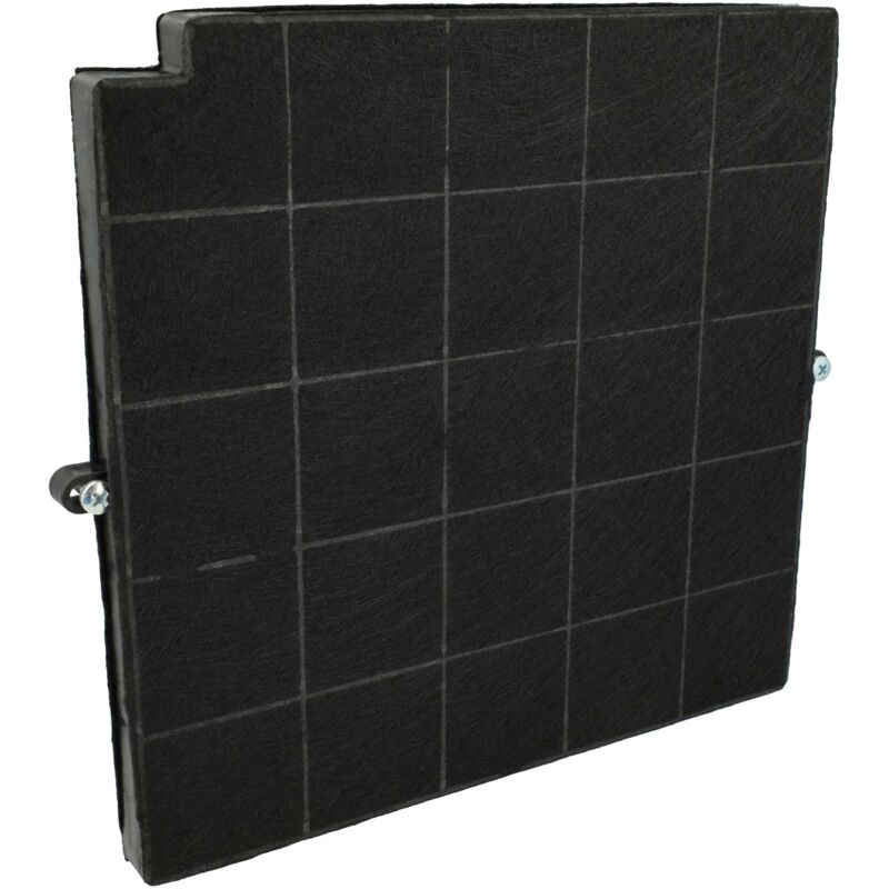 foto del prodotto filtro a carboni attivi compatibile con arthur martin f100b 60 tsev4, f100 90 tse 875294 pesaro cappe aspiranti - 26,5 x 25,8 x 1,8 cm - vhbw