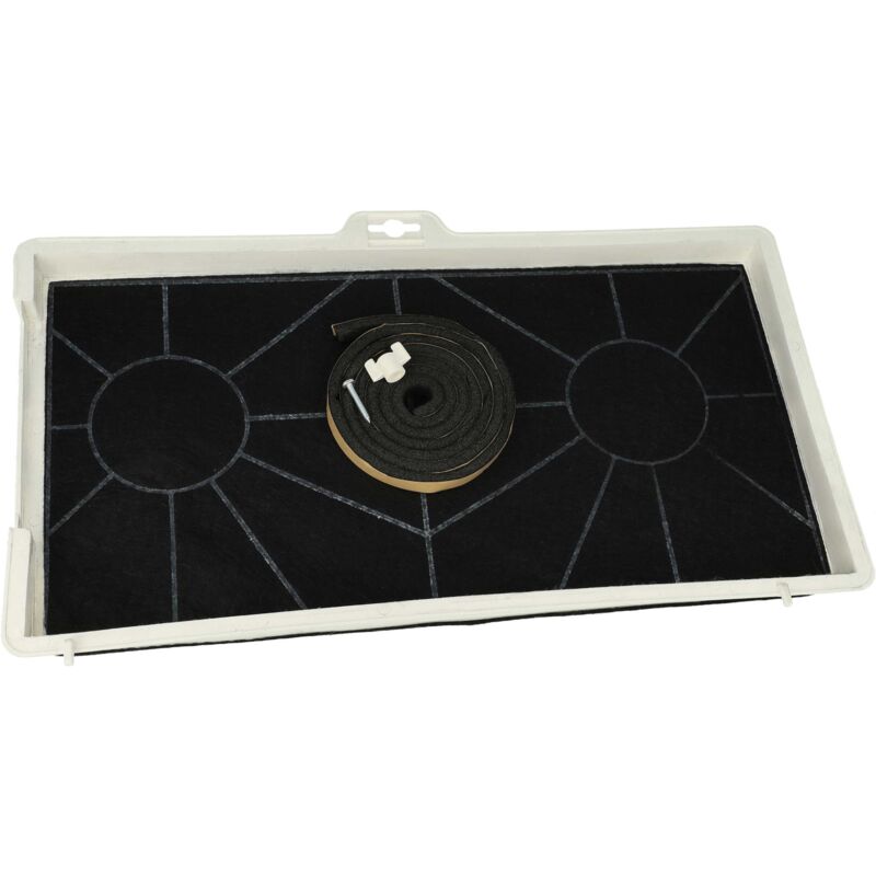 foto del prodotto filtro a carboni attivi compatibile con neff d5645x0gb 03, d5645x0gb 02, d5655x0 02, d5655x0 01, d5645x0gb 05, d5645x0gb 04 cappe aspiranti vhbw