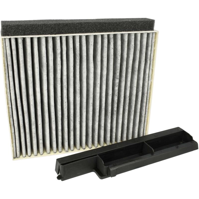 foto del prodotto filtro a carboni attivi compatibile con neff d94gbc0n0b 01, d94gfm1n0b 01, d94qbe1n0, d94qbe1n0 01 cappe aspiranti telaio di supporto - vhbw