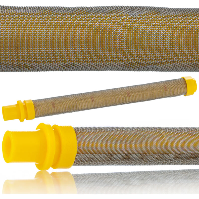 foto del prodotto filtro a dita da 100 mesh, giallo, per unit di verniciatura