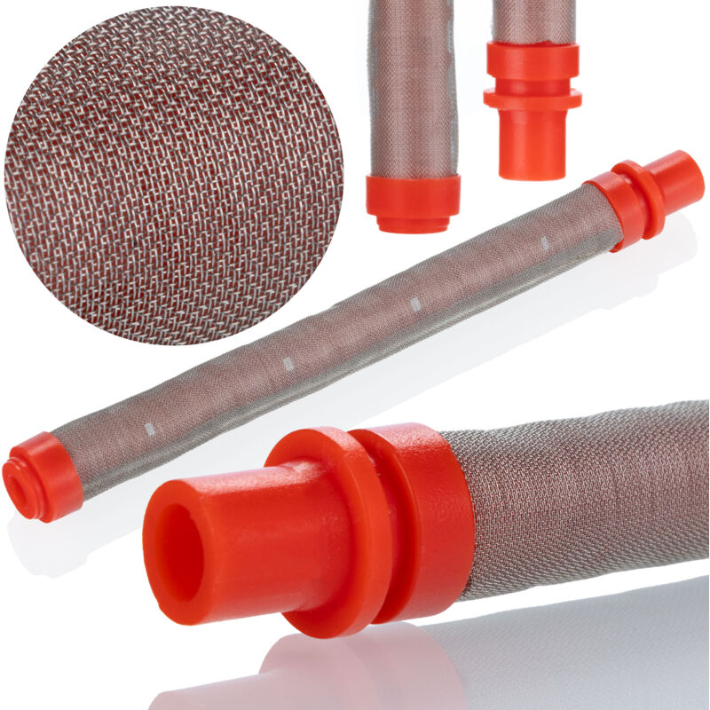 foto del prodotto filtro a dita rosso da 200 mesh per unit di verniciatura
