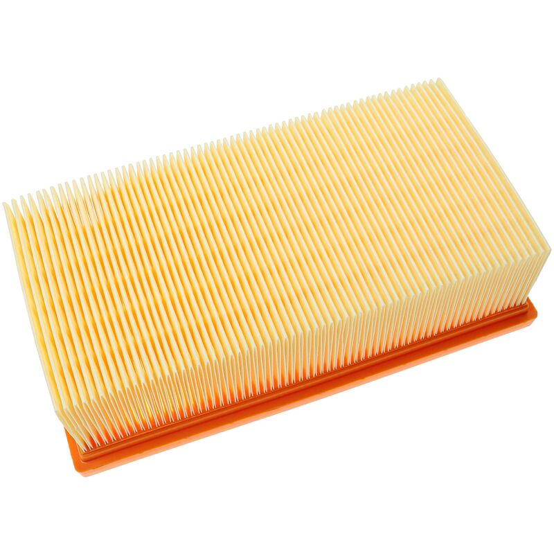 foto del prodotto filtro a pieghe piatte compatibile con k rcher nt 14 1 eco te adv l aspirapolvere umido secco elemento filtrante vhbw
